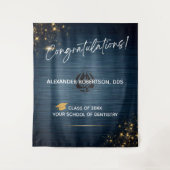 Modern Congratulations Dentist Graduation Wandteppich (Vorderseite)