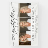 Modern Congratulations Retirement Script 3 Foto Banner (Vertikal)