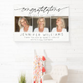 Modern Congratulations Retirement Script 3 Foto Banner (InSitu)