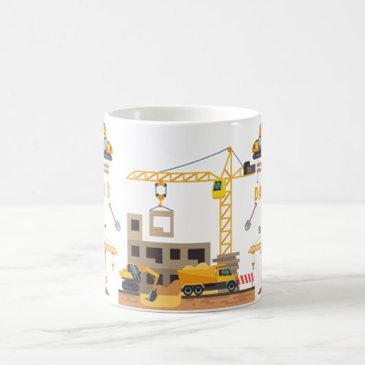 Modern Construction Simple Kid's Birthday Kaffeetasse (Mittel)