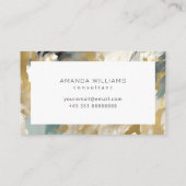 Modern Contemporary Abstract Consultant Visitenkarte (Rückseite)