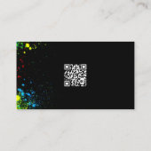Modern Contemporary Artist Visitenkarte (Rückseite)