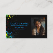 Modern Contemporary Artist Visitenkarte (Vorderseite)