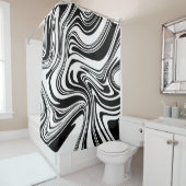 Modern Contemporary Bold Large Scale Abstract  Duschvorhang (Beispiel)