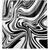 Modern Contemporary Bold Large Scale Abstract  Duschvorhang (Vorderseite)