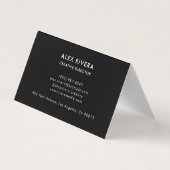 Modern Contractor Business Card mit benutzerdefini Visitenkarten (Rückseite)