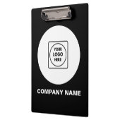 Modern Cool Corporate Logo clipboard Klemmbrett (Links)