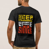 Modern Cool Lucky T-Shirt (Rückseite)