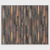 Modern Copper Bronze Shine Abstract Pattern Geschenkpapier (Flach)