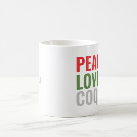 Modern Coquito Weihnachten Kaffeetasse (Mittel)