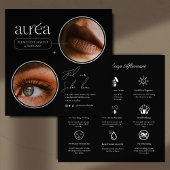 Modern Cosmetic Permanent Makeup Aftercare Card Dankeskarte