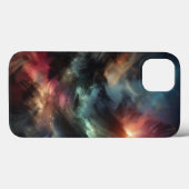 Modern Cosmic Nebula Phone Case  Abstract Ethereal (Rückseite (Horizontal))