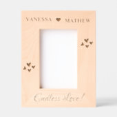 Modern Couple Best Par Endlose Liebe Geätzte Rahmen (Vorderseite)