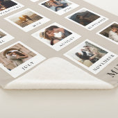 Modern Couple First Anniversary Foto Collage Sherpadecke (3/4)