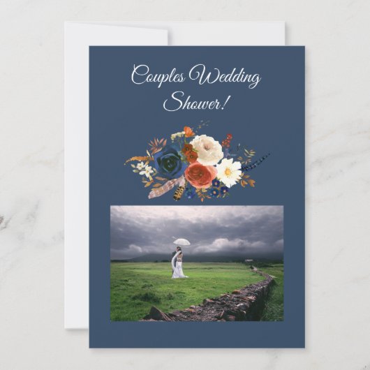 Modern Couple Polterabend Einladung (Vorderseite)