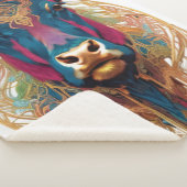 Modern Cow Sherpa Blanket Sherpadecke (3/4)