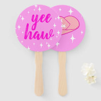 Modern Cowgirl Hat Yee Haw Sternexplosion Pink