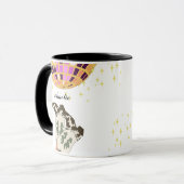 Modern Cowgirl Legs Cowboy Disco Ball Tasse (Vorderseite Links)