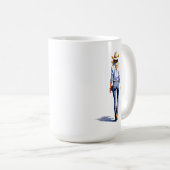 Modern Cowgirl Walk Kaffeetasse (VorderseiteRechts)