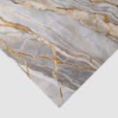 Modern Cracked Gold  marble Seidenpapier (Detail)