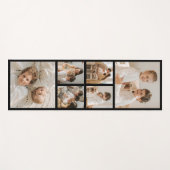 Modern Create Your Own Photo Collage Yogamatte (Vorderseite (Horizontal))