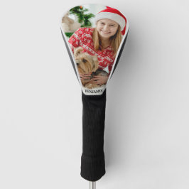 Modern Create Your Own Photo Name Pets kids Golf Headcover