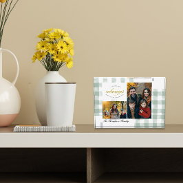 Modern Create your own Sage Green Family Photo Fotoblock