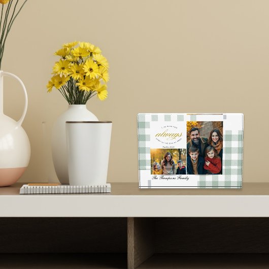Modern Create your own Sage Green Family Photo Fotoblock