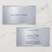 Modern Creative Company Glamour Silver Visitenkarte (Vorne/Hinten)