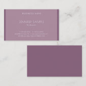 Modern Creative Sleek Design Schlicht Beruflich Visitenkarte (Vorne/Hinten)