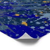 Modern Criss Cross Poster (Ecke)