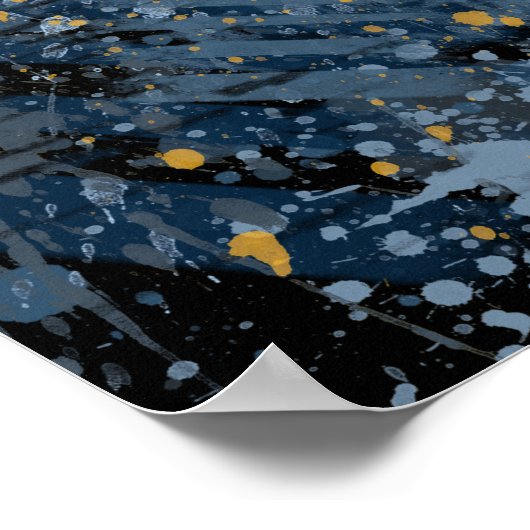 Modern Criss Cross Poster (Ecke)