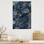 Modern Criss Cross Poster (Küche)