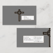 Modern Cross Visitenkarte (Vorne/Hinten)