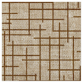 Modern Crosshatch burlap texture pattern Stoff