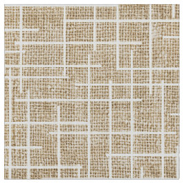 Modern Crosshatch burlap texture pattern Stoff