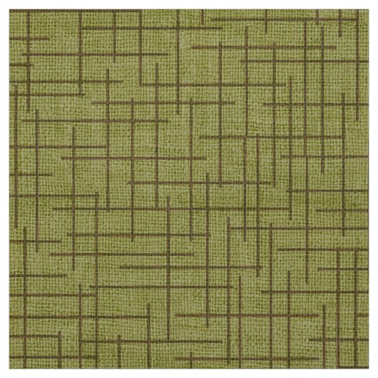 Modern Crosshatch burlap texture pattern Stoff (Muster)