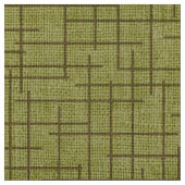 Modern Crosshatch burlap texture pattern Stoff (Nahaufnahme)