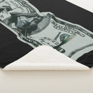 Modern Crumpled $ 100 Bill Design Sherpadecke