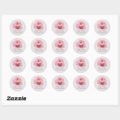 Modern cupcake Business Script Typografie Sticker (Blatt)