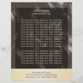 Modern Curly Hair Elegante Frische Pasta machen Flyer (Hinten)