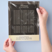 Modern Curly Hair Elegante Frische Pasta machen Flyer (Hand)