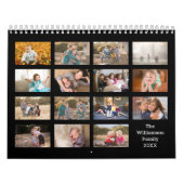 Modern Custom 15 Month Photo Kalender (Titelbild)