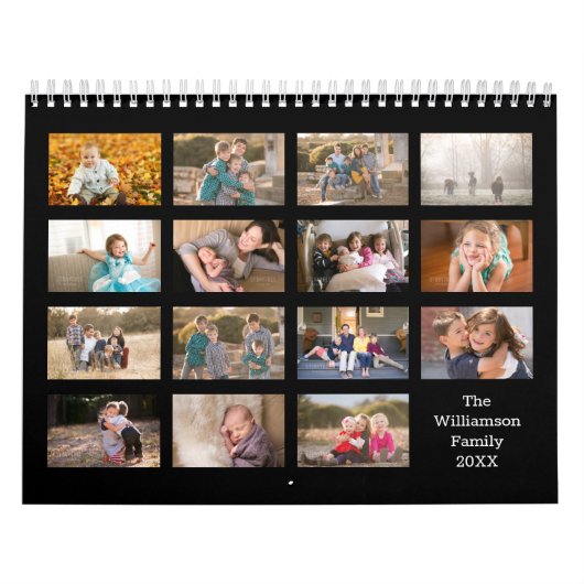 Modern Custom 15 Month Photo Kalender (Titelbild)