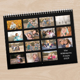 Modern Custom 15 Month Photo Kalender