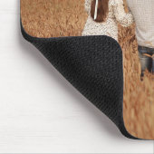 Modern Custom 4 Photo Collage Mousepad (Ecke)