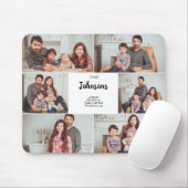Modern Custom 6 Family Foto Collage Mousepad (Mit Mouse)
