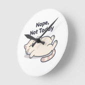 Modern Custom 8" Round Acrylic Wall Clock – Gift Runde Wanduhr (Winkel)