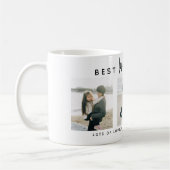 Modern Custom Best Mommy Ever | 3 Photo Kaffeetasse (Links)