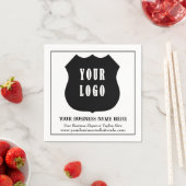 Modern Custom Business Company Logo Serviette (Beispiel)